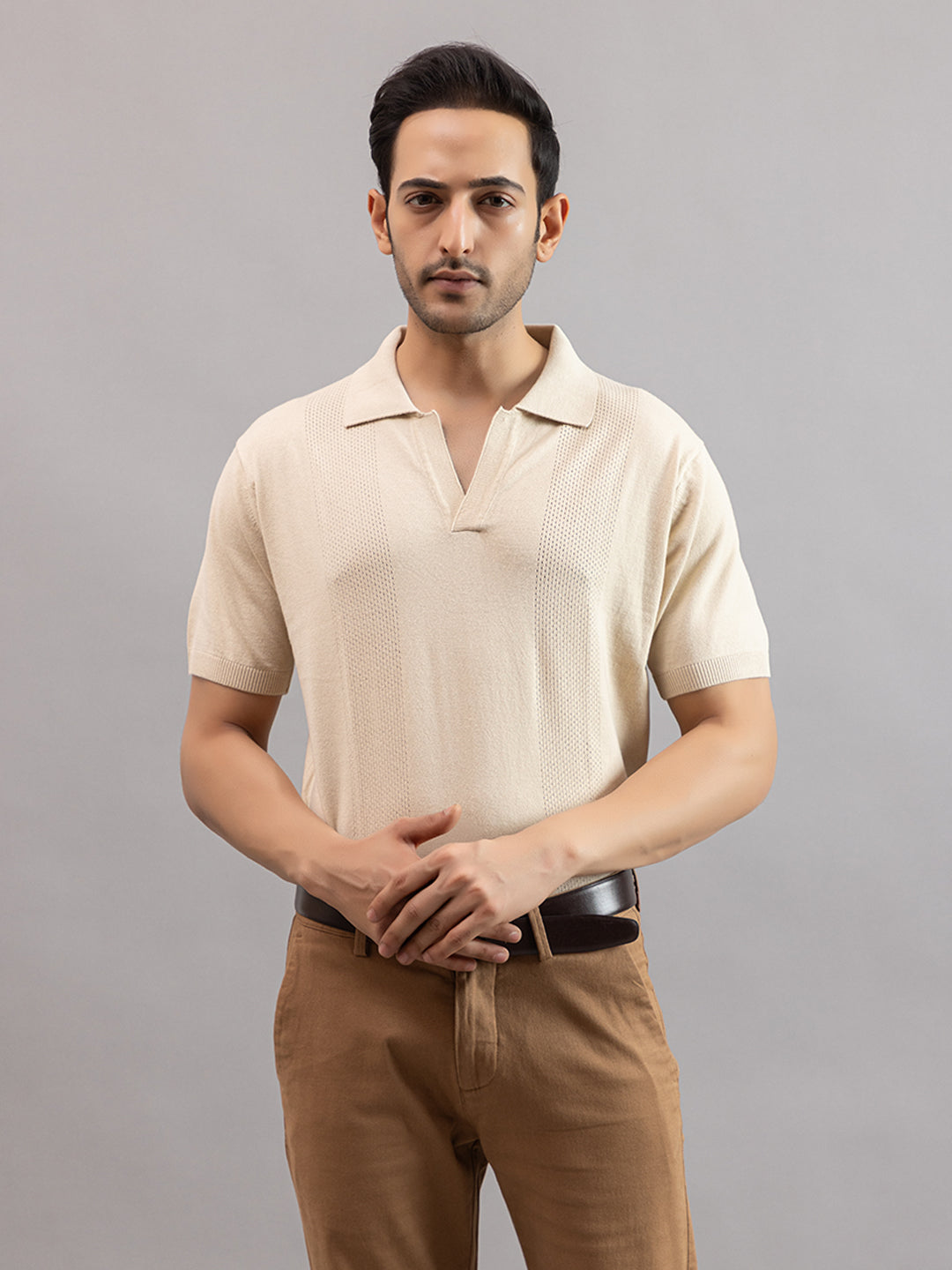 COTTON FINE KNIT RAGLAN REGULAR FIT POLO