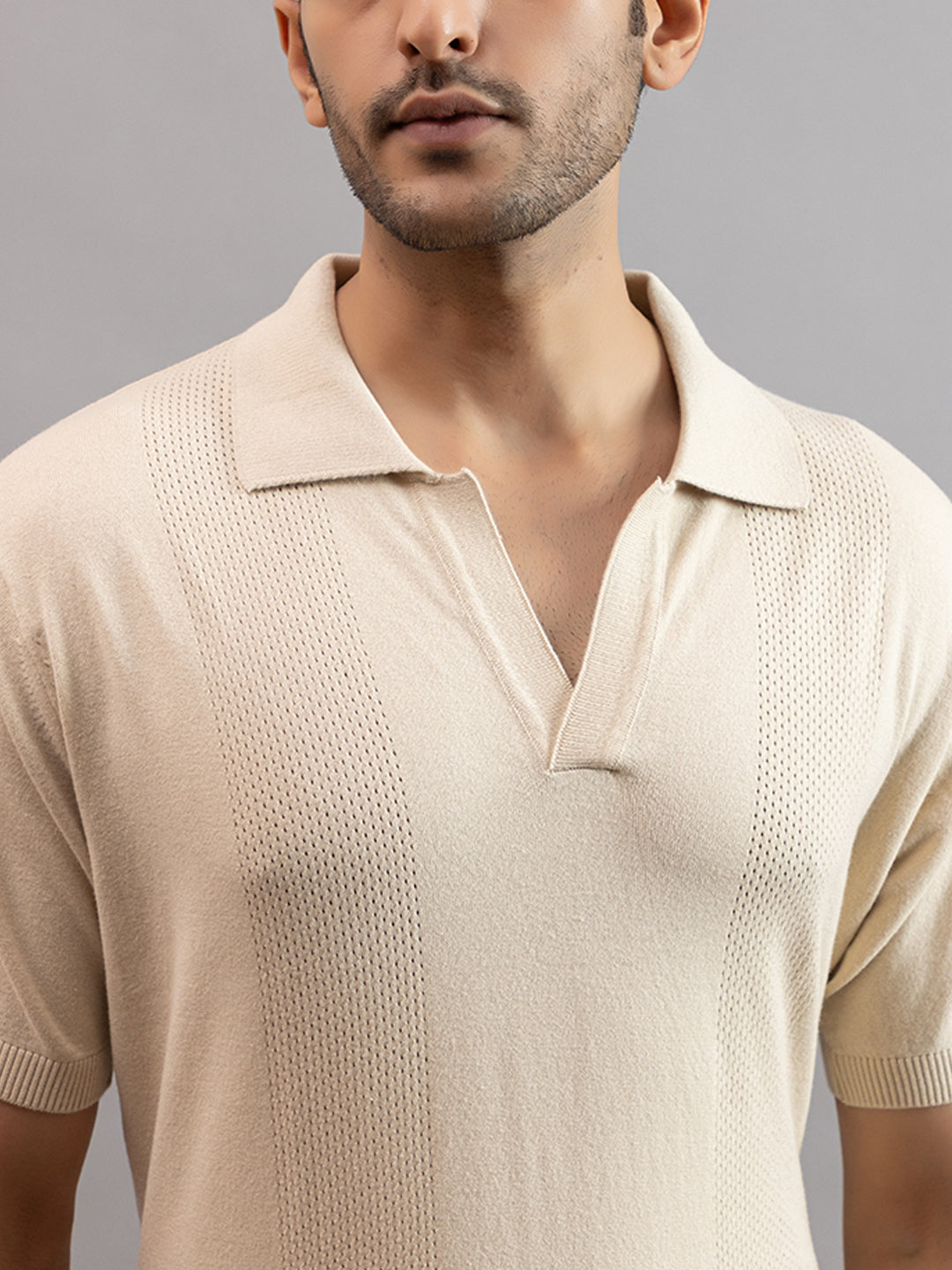 COTTON FINE KNIT RAGLAN REGULAR FIT POLO