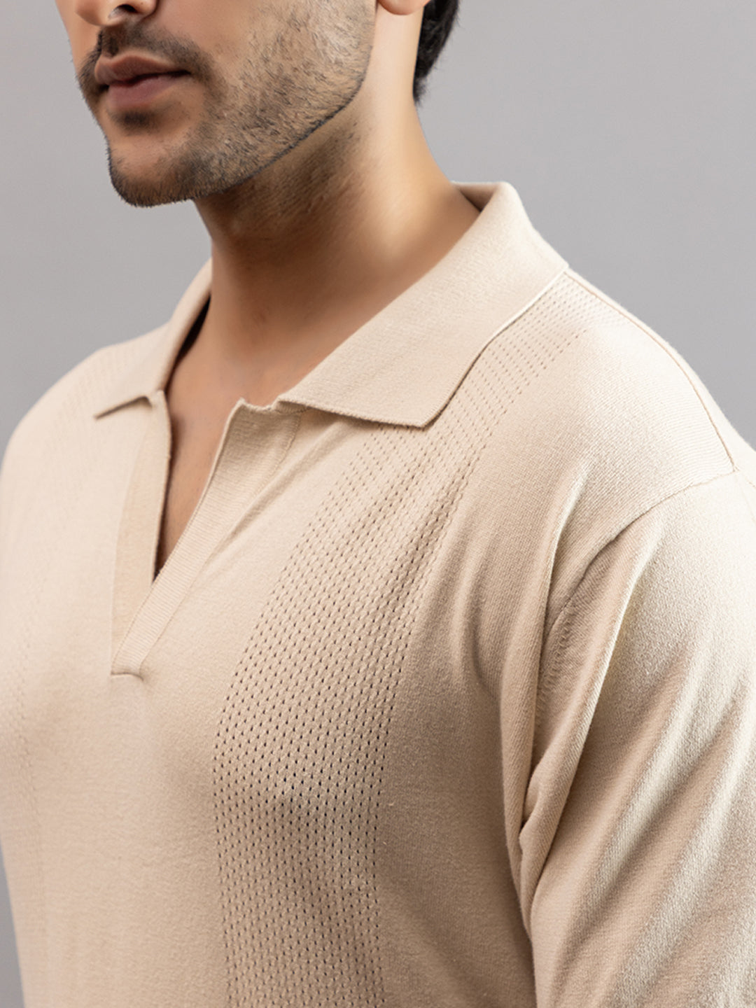 COTTON FINE KNIT RAGLAN REGULAR FIT POLO