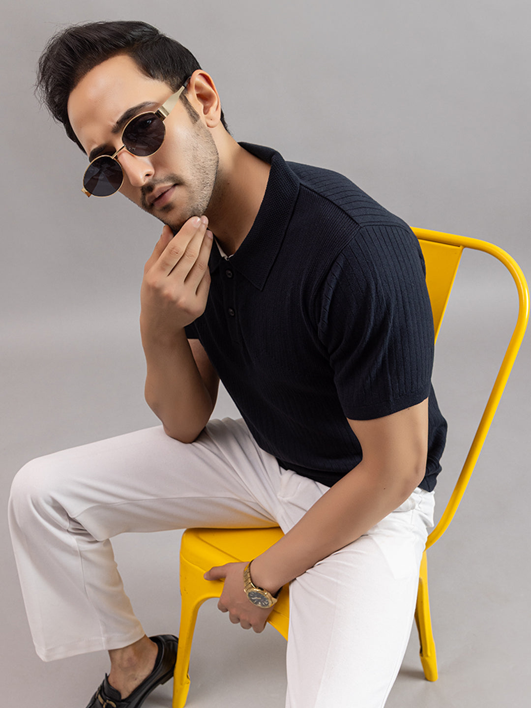 MOUNTAIN KNIT POLO T.SHIRT