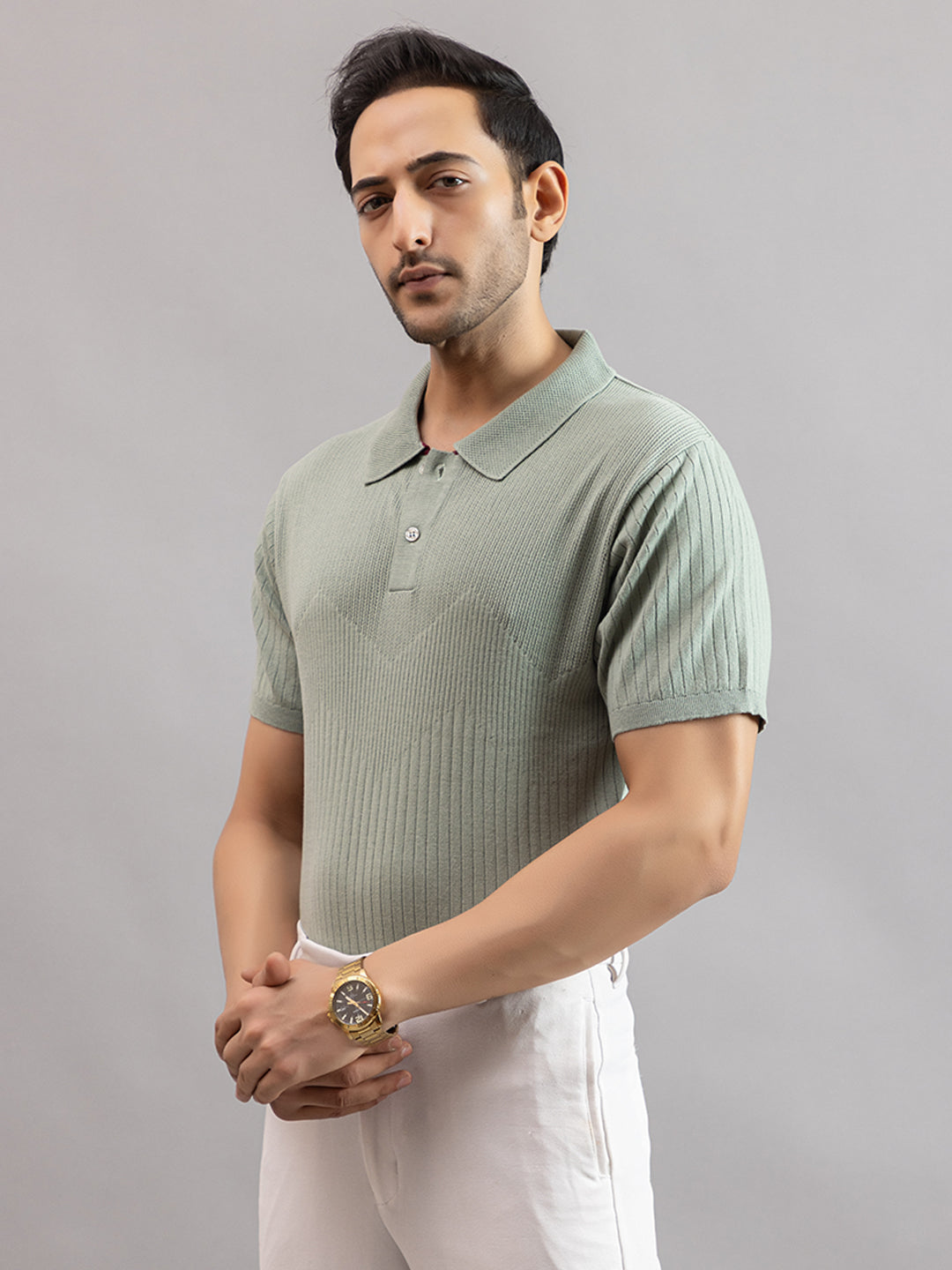 MOUNTAIN KNIT POLO T.SHIRT