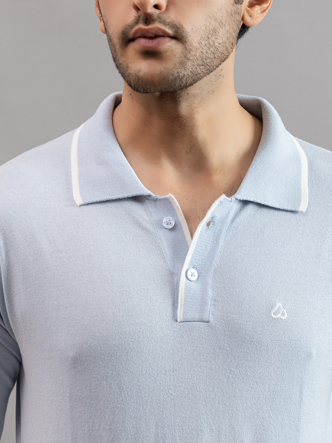EXCLUSIVE FINEST RAGLAN SELF KNIT POLO