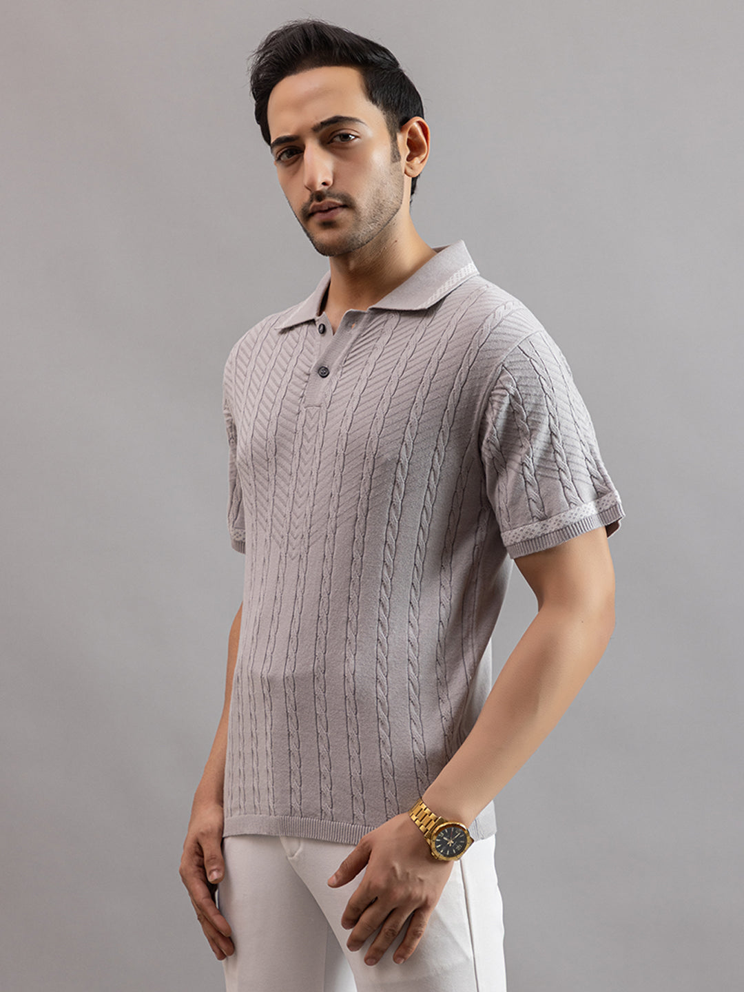 AEDENBURG KNIT POLO T.SHIRT