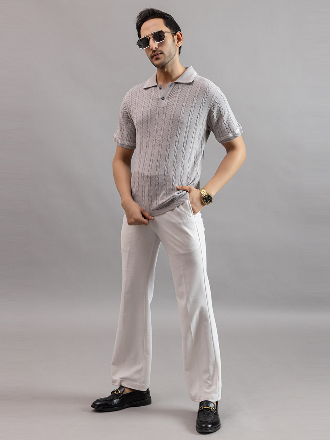 AEDENBURG KNIT POLO T.SHIRT