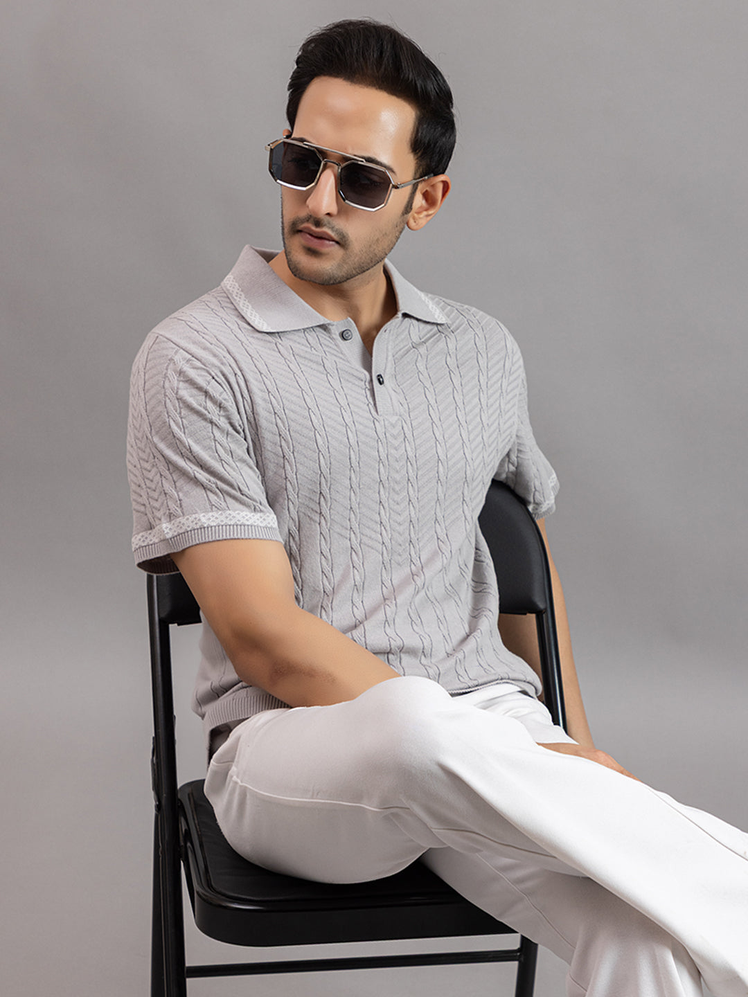 AEDENBURG KNIT POLO T.SHIRT