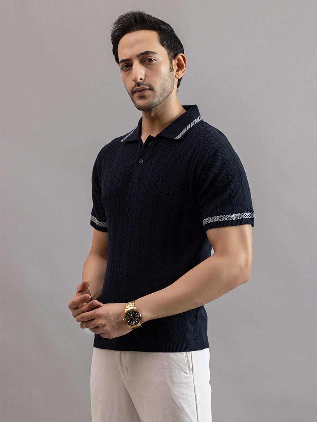 AEDENBURG KNIT POLO T.SHIRT