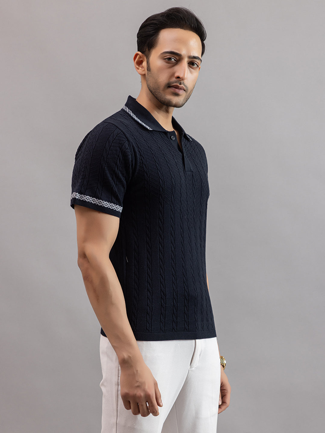 AEDENBURG KNIT POLO T.SHIRT