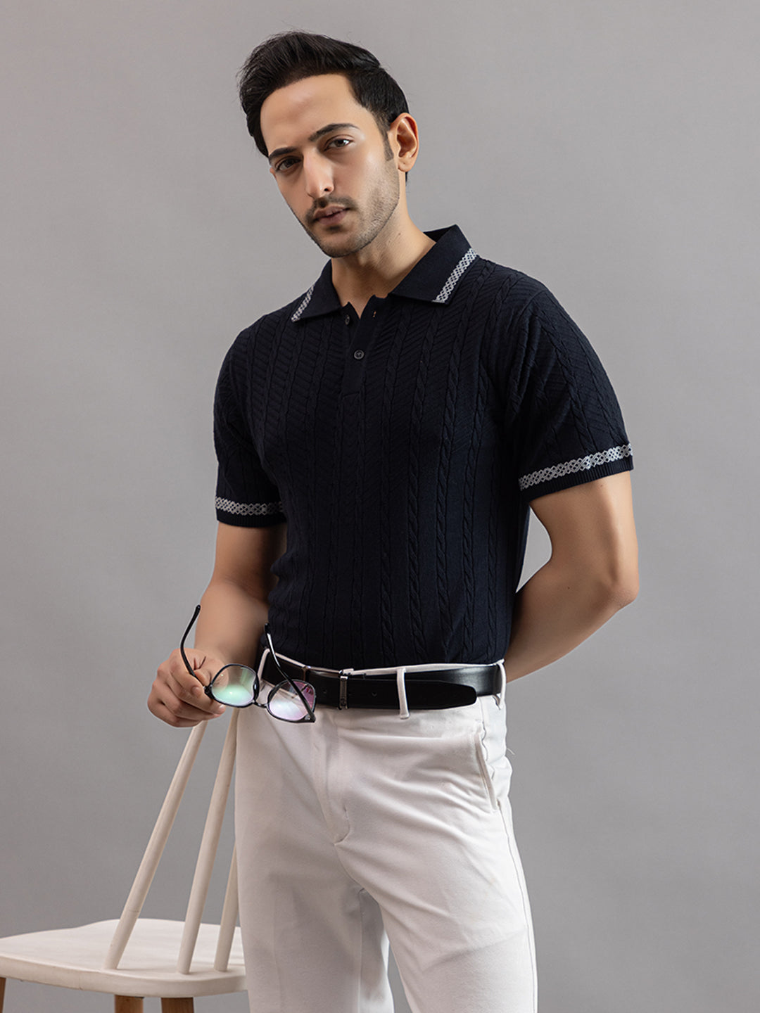 AEDENBURG KNIT POLO T.SHIRT