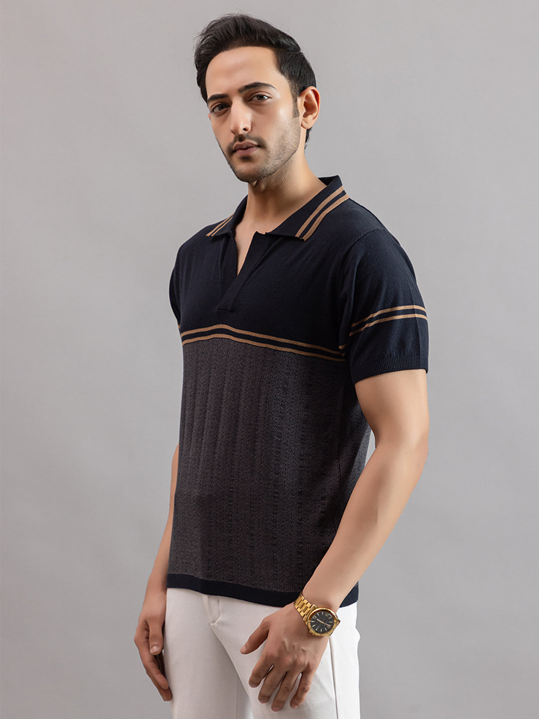 AEDENBURG FLOWED FINE KNIT POLO