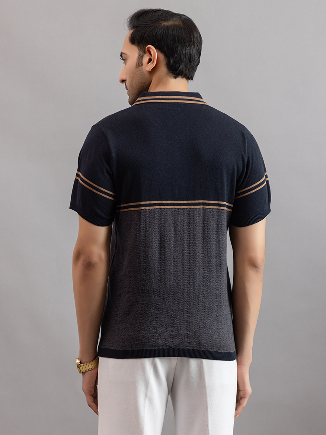 AEDENBURG FLOWED FINE KNIT POLO