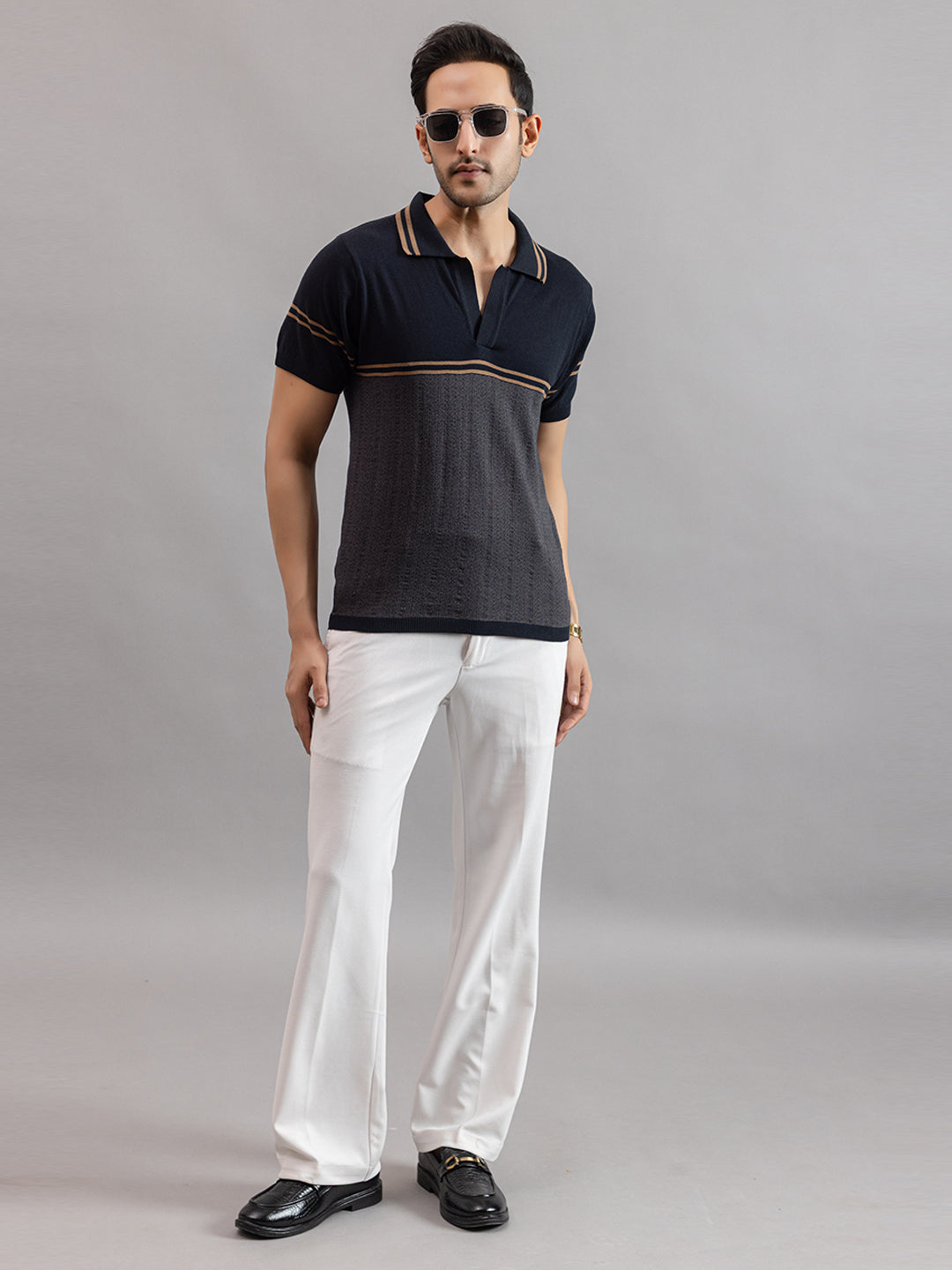 AEDENBURG FLOWED FINE KNIT POLO