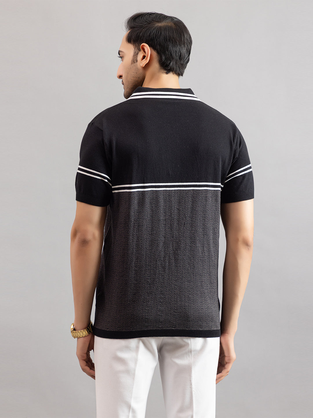 AEDENBURG FLOWED FINE KNIT POLO