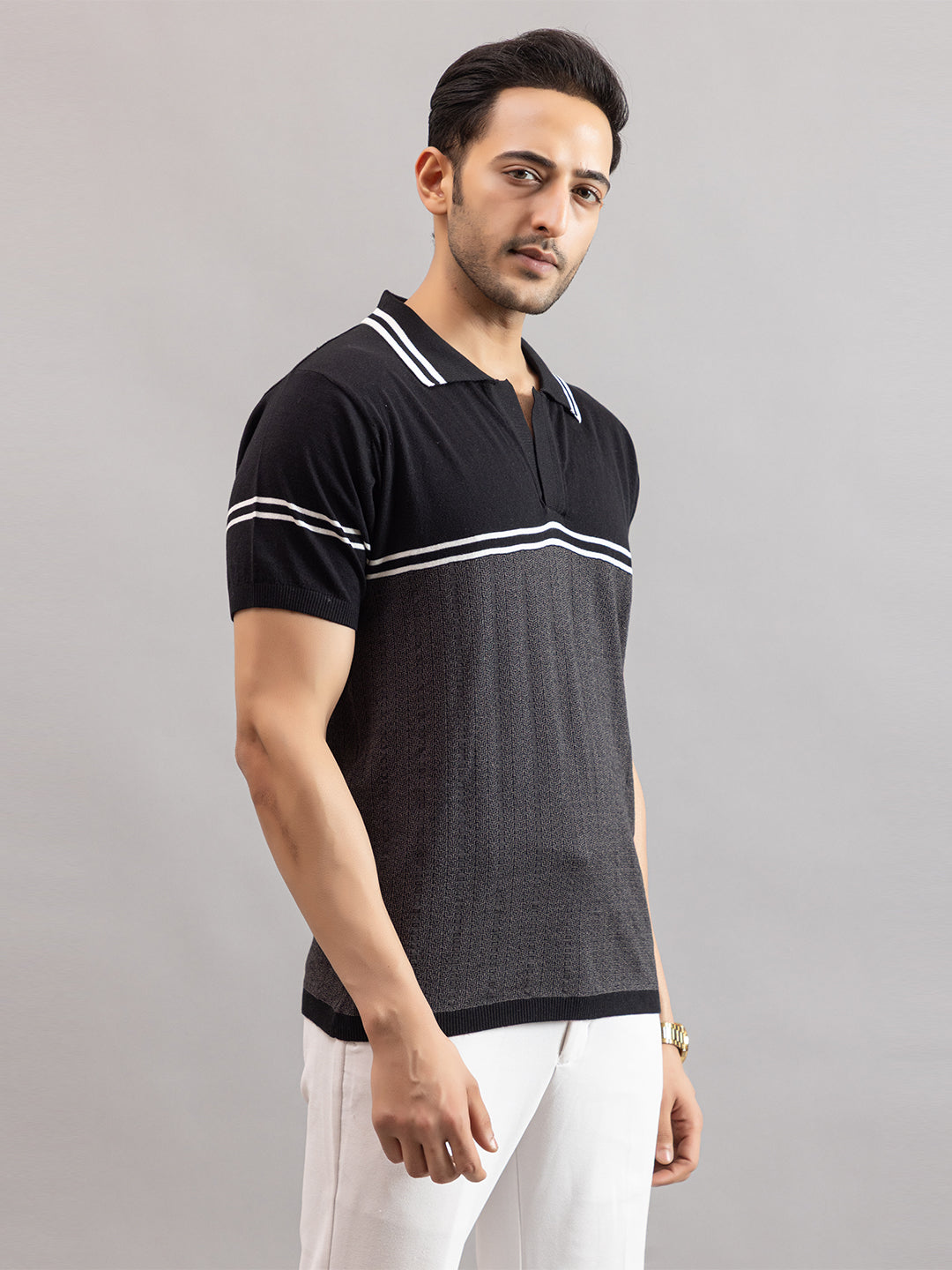 AEDENBURG FLOWED FINE KNIT POLO