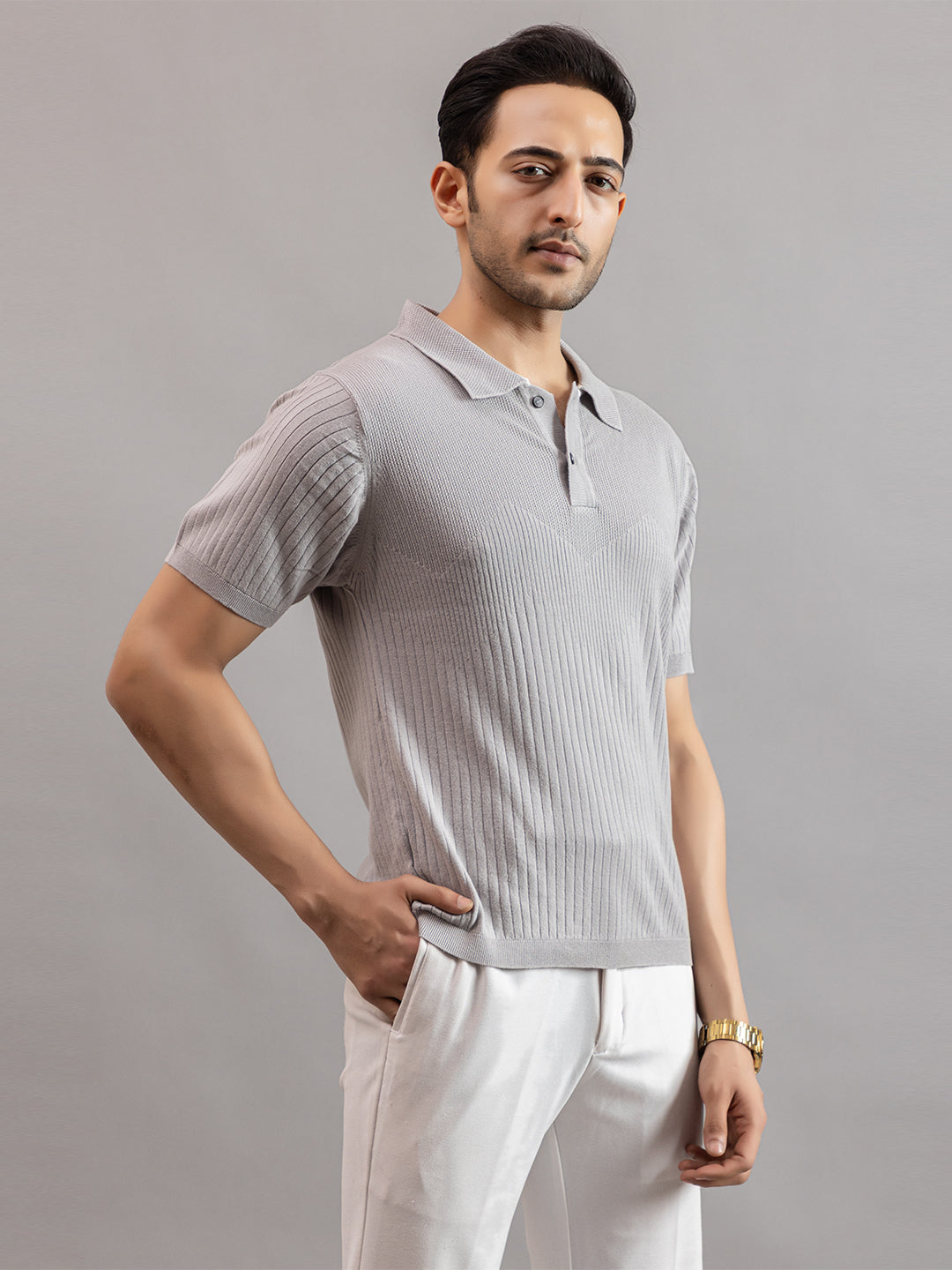MOUNTAIN KNIT POLO T.SHIRT