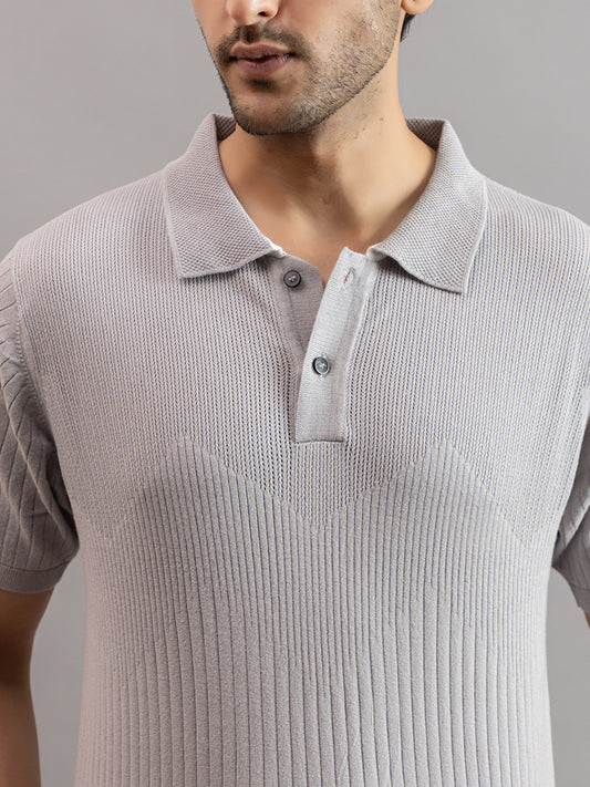 MOUNTAIN KNIT POLO T.SHIRT