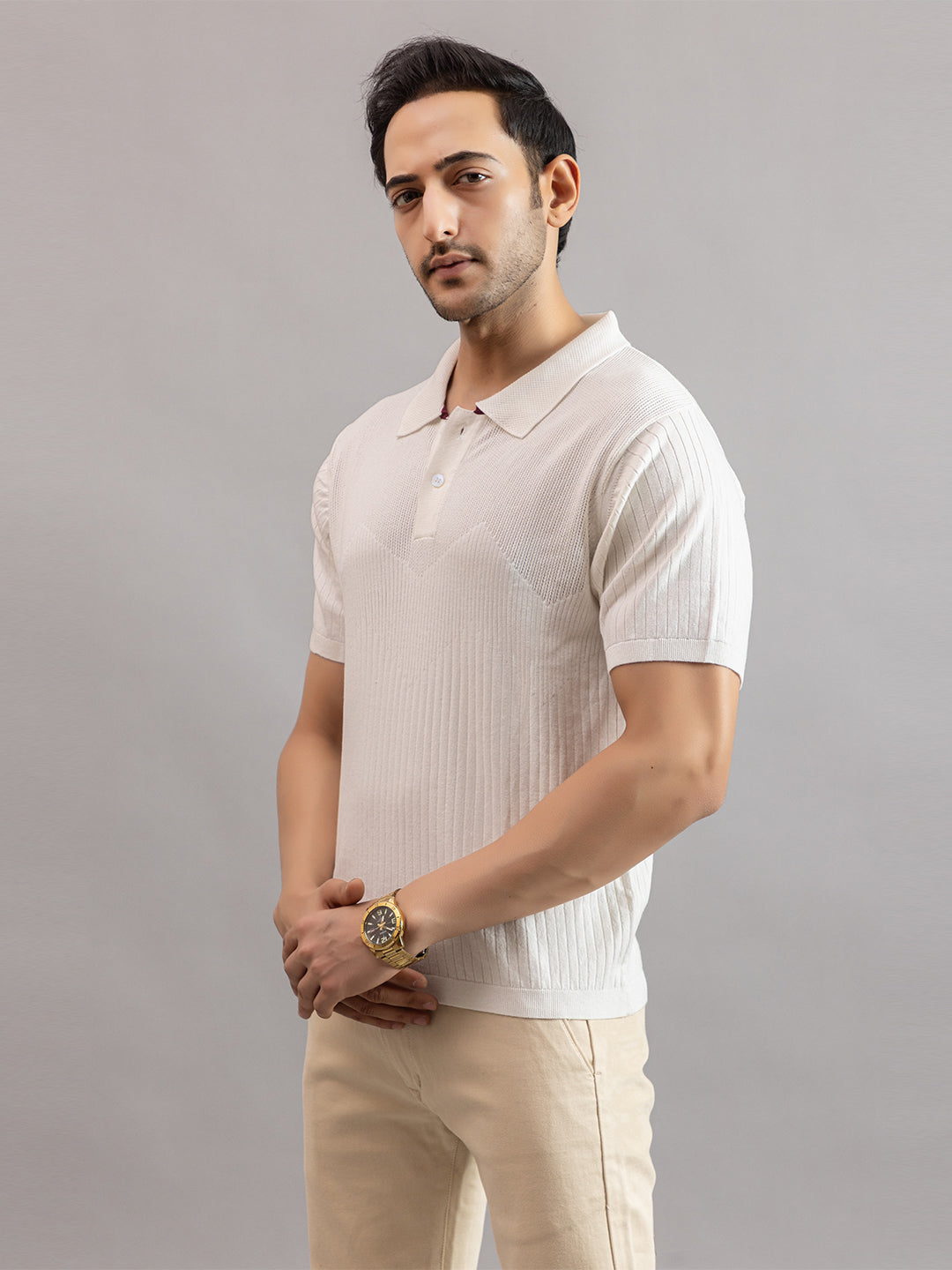 MOUNTAIN KNIT POLO T.SHIRT