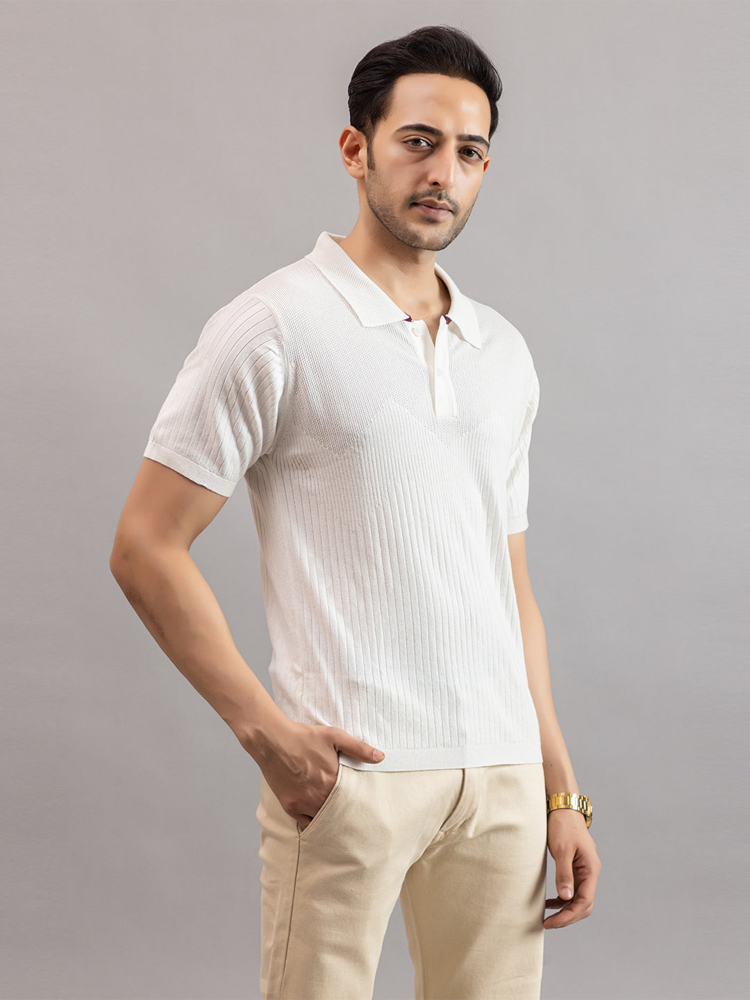 MOUNTAIN KNIT POLO T.SHIRT
