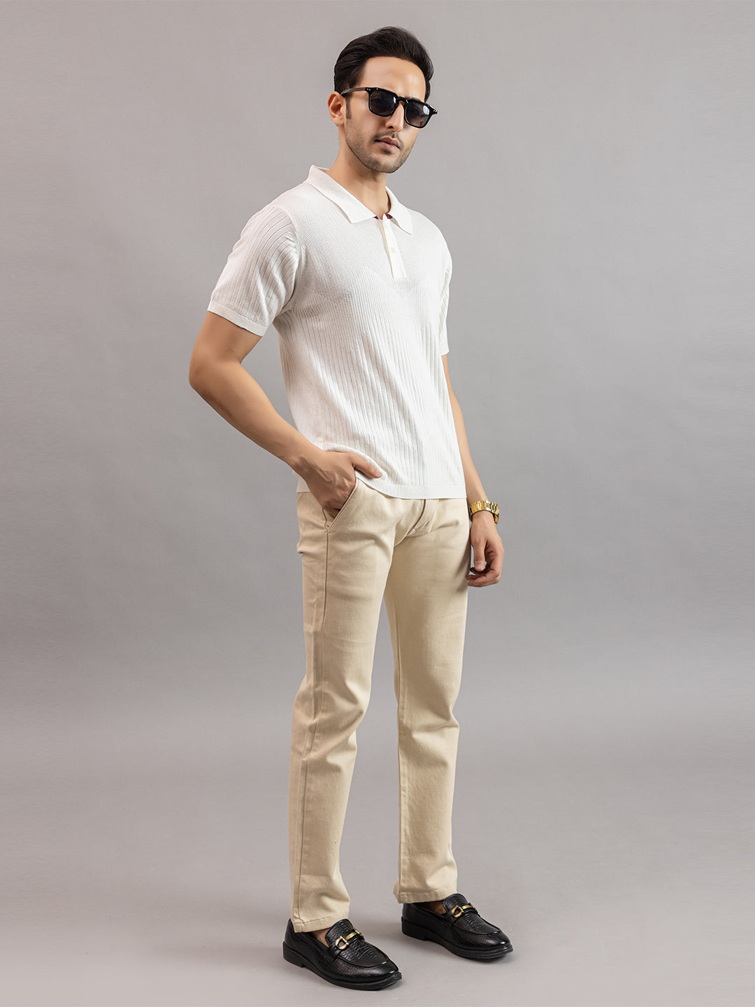 MOUNTAIN KNIT POLO T.SHIRT