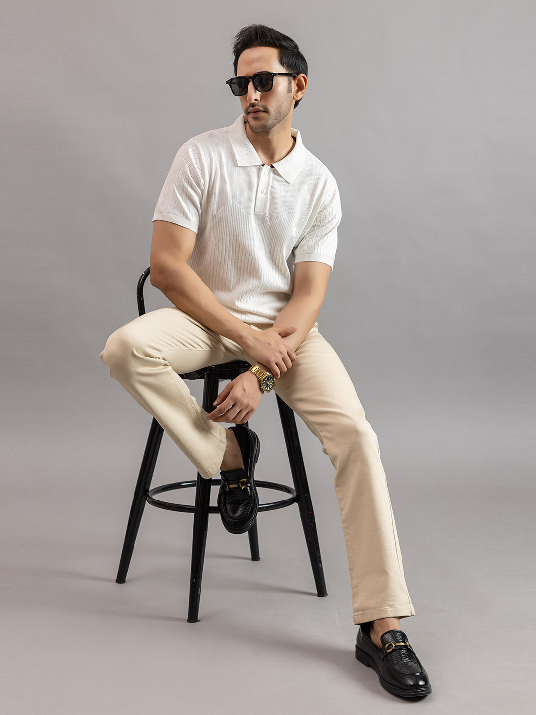 MOUNTAIN KNIT POLO T.SHIRT