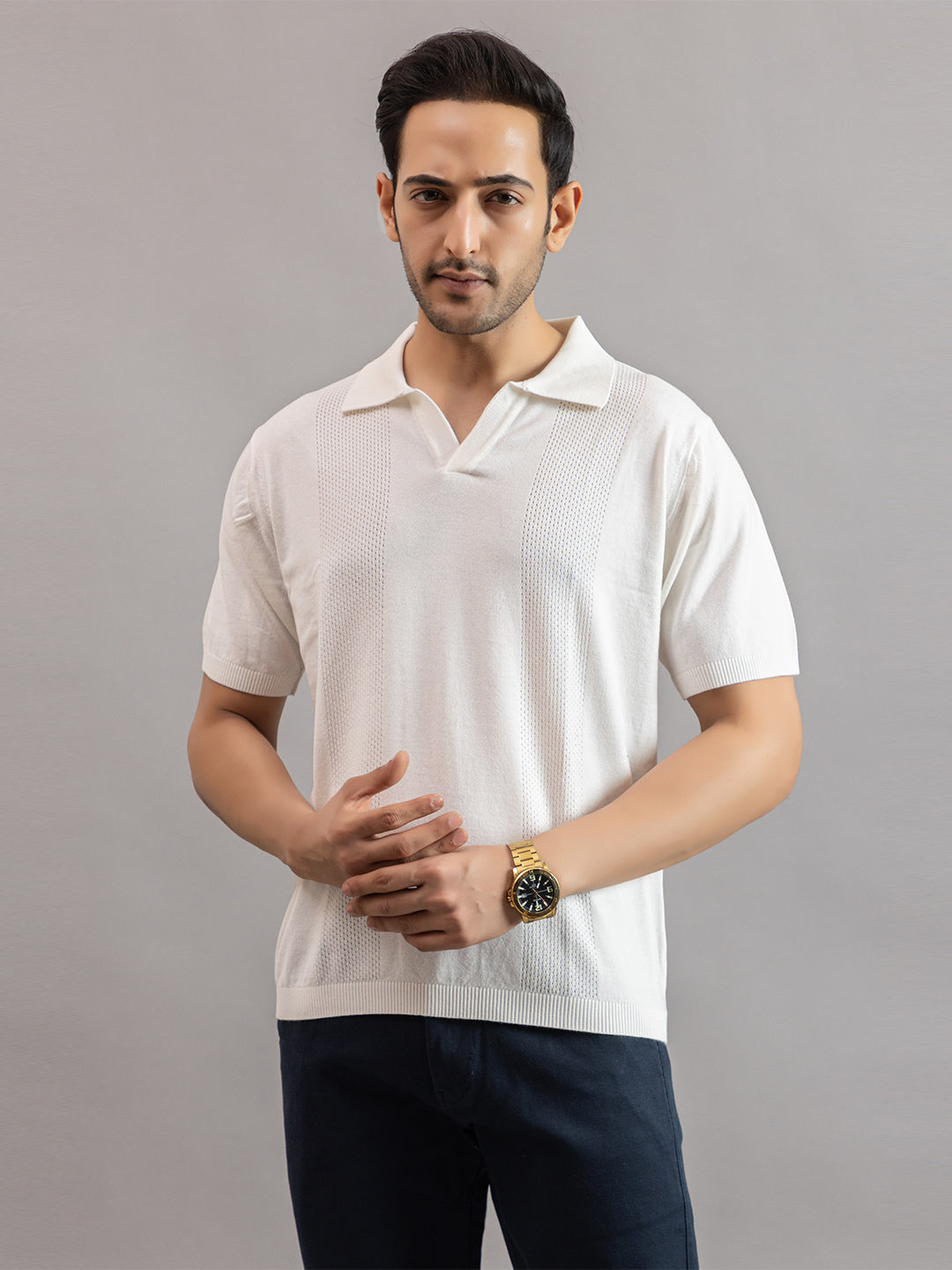 COTTON FINE KNIT RAGLAN REGULAR FIT POLO