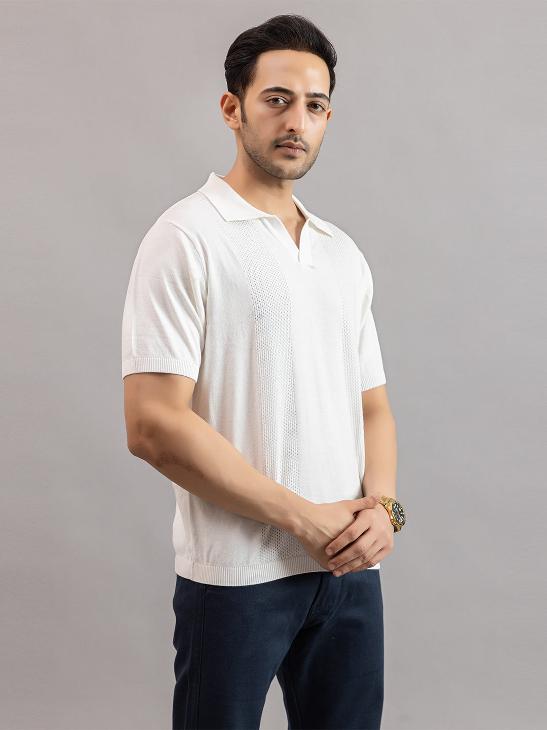 COTTON FINE KNIT RAGLAN REGULAR FIT POLO