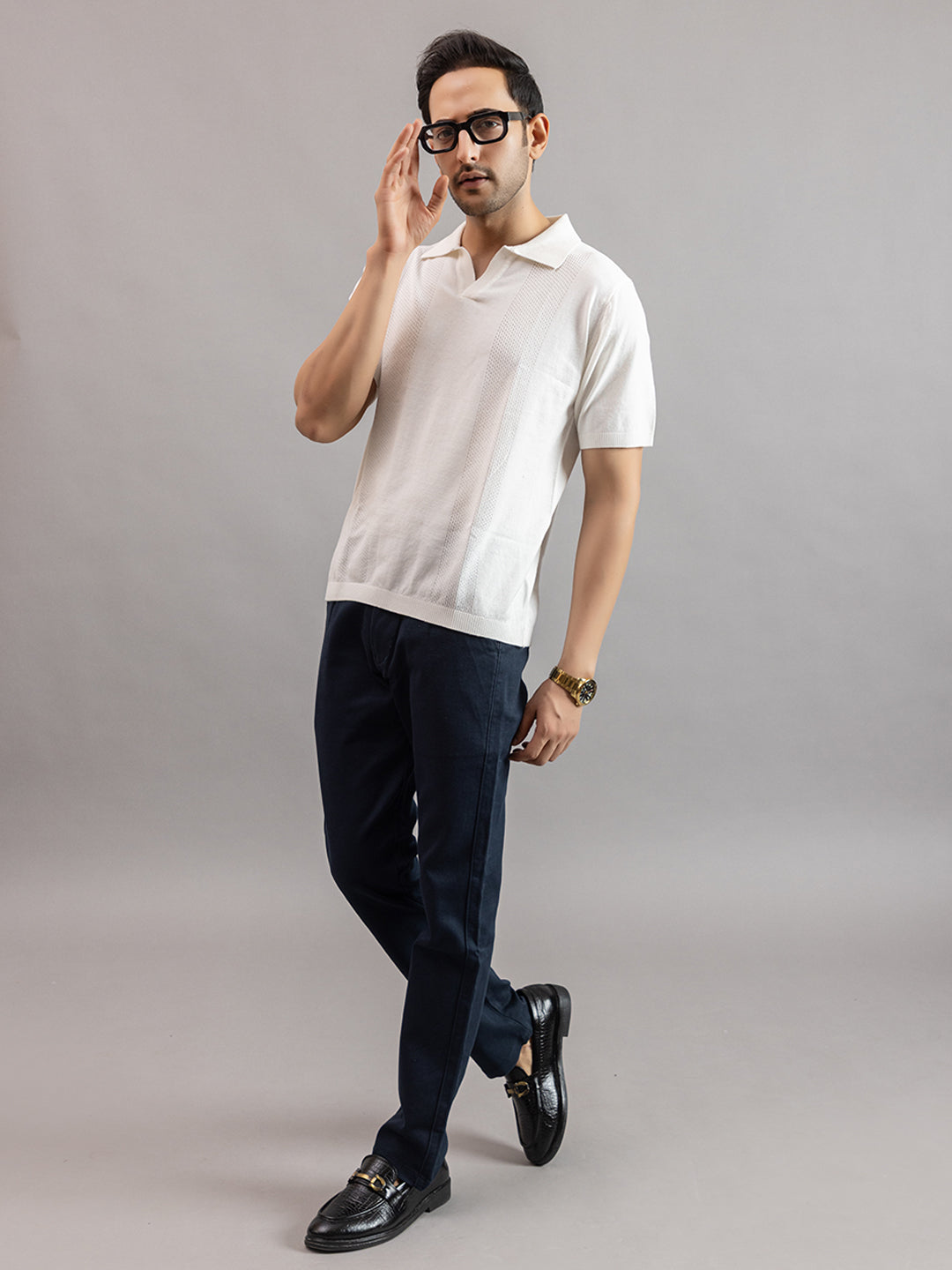 COTTON FINE KNIT RAGLAN REGULAR FIT POLO