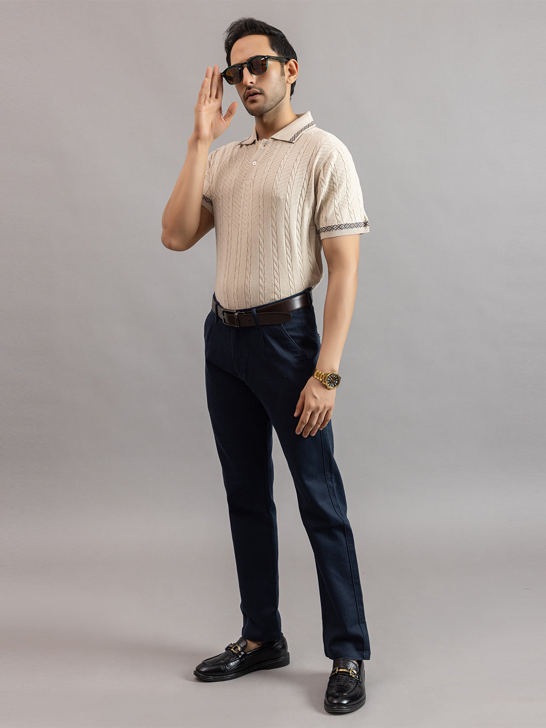 AEDENBURG KNIT POLO T.SHIRT