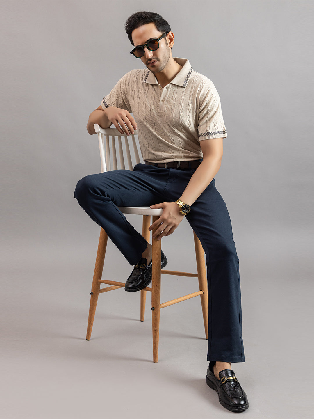 AEDENBURG KNIT POLO T.SHIRT