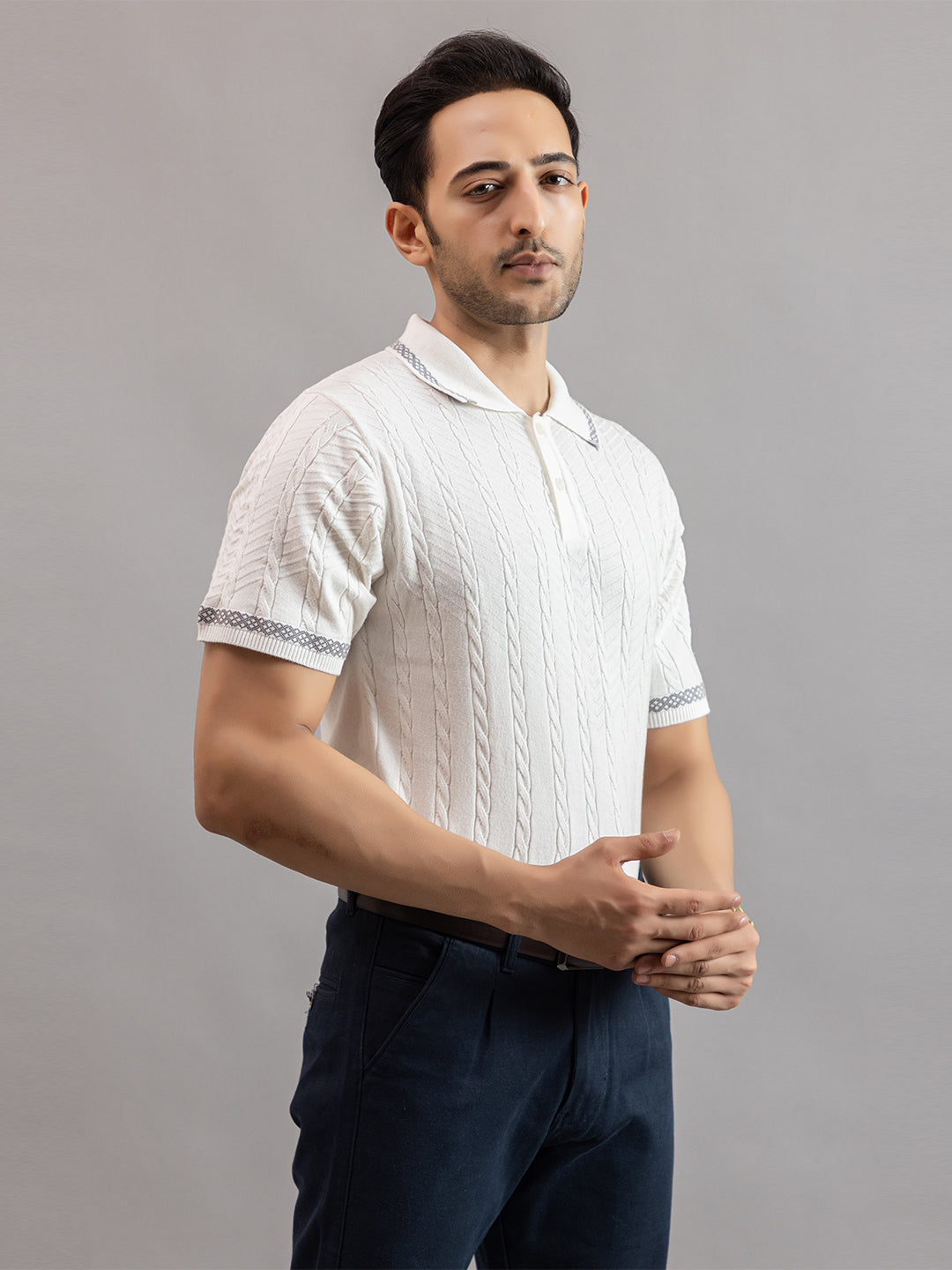 AEDENBURG KNIT POLO T.SHIRT