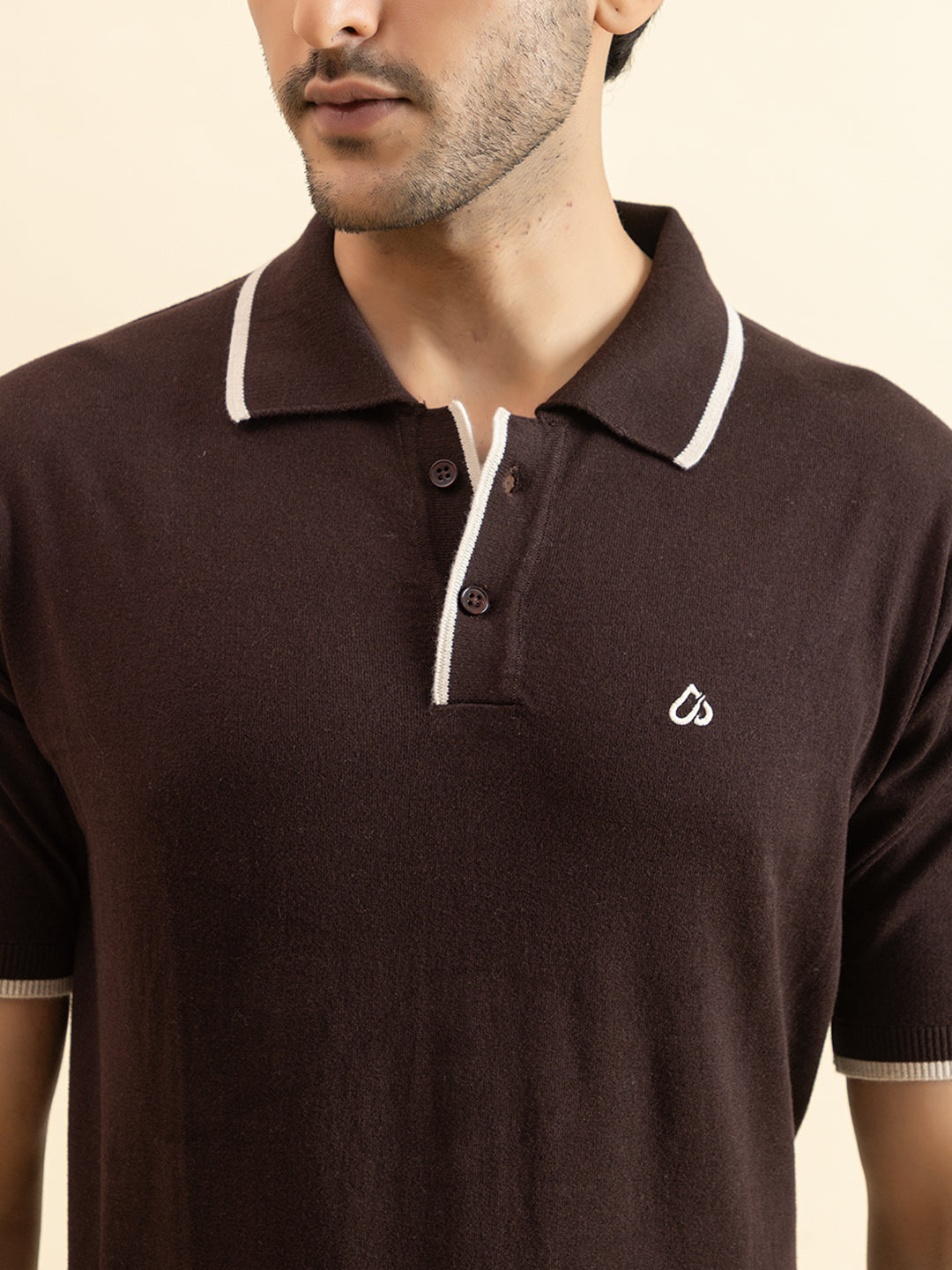 EXCLUSIVE FINEST RAGLAN SELF KNIT POLO