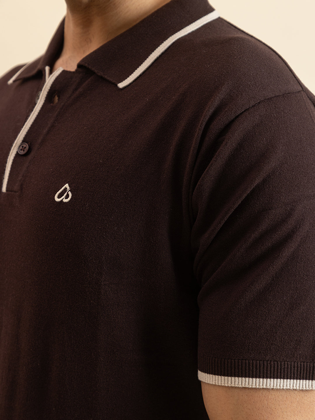 EXCLUSIVE FINEST RAGLAN SELF KNIT POLO
