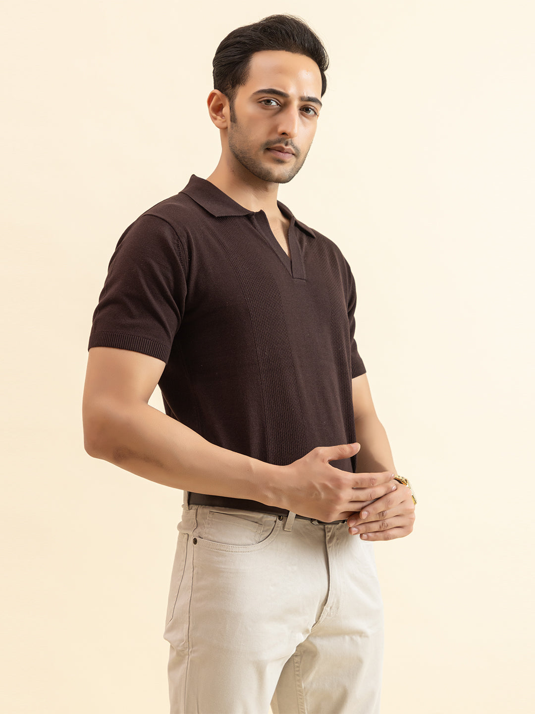 COTTON FINE KNIT RAGLAN REGULAR FIT POLO
