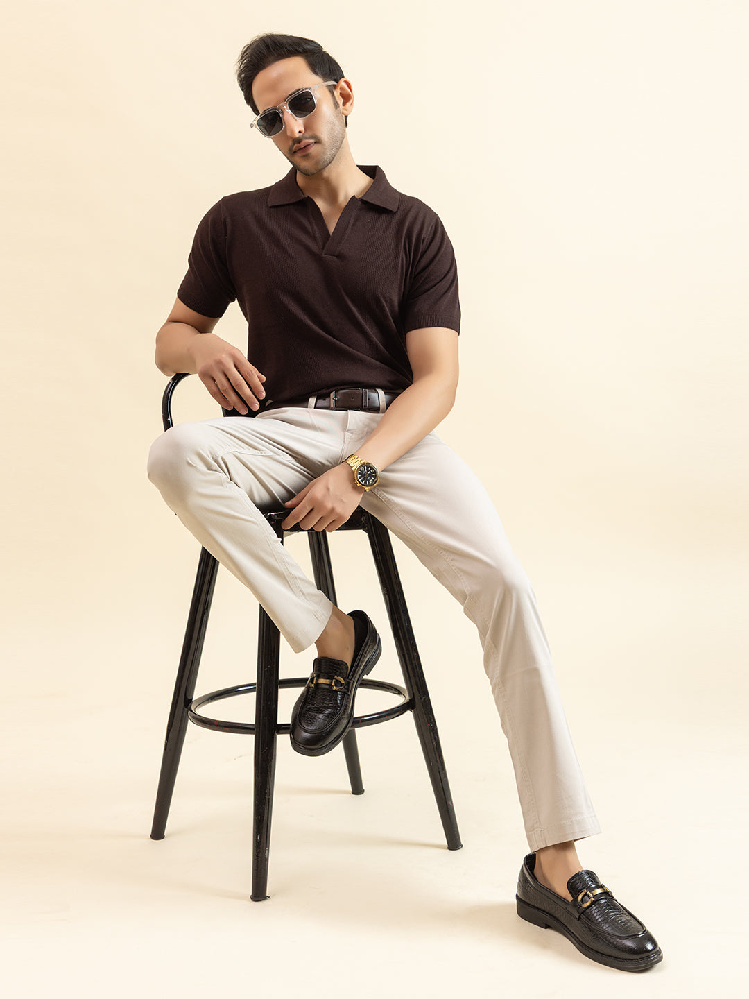COTTON FINE KNIT RAGLAN REGULAR FIT POLO