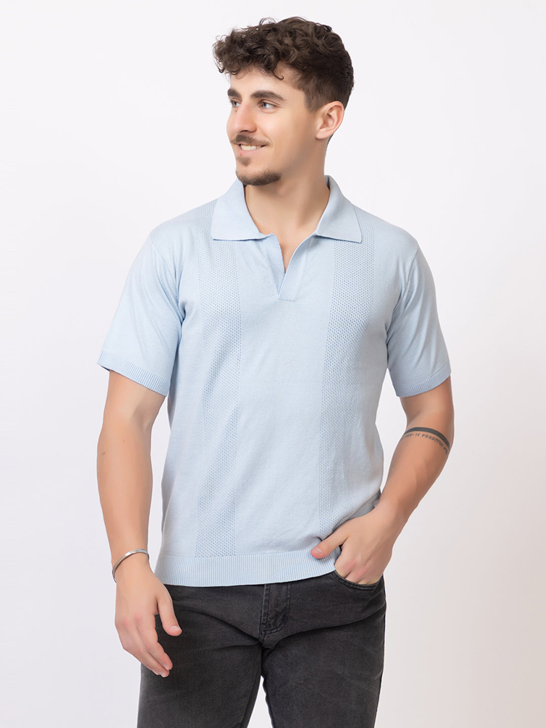 COTTON FINE KNIT RAGLAN REGULAR FIT POLO