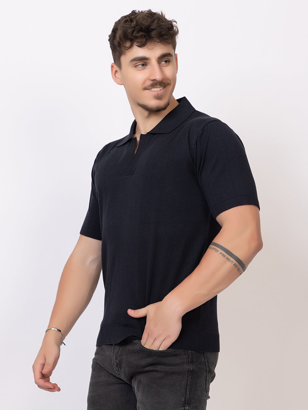 COTTON FINE KNIT RAGLAN REGULAR FIT POLO