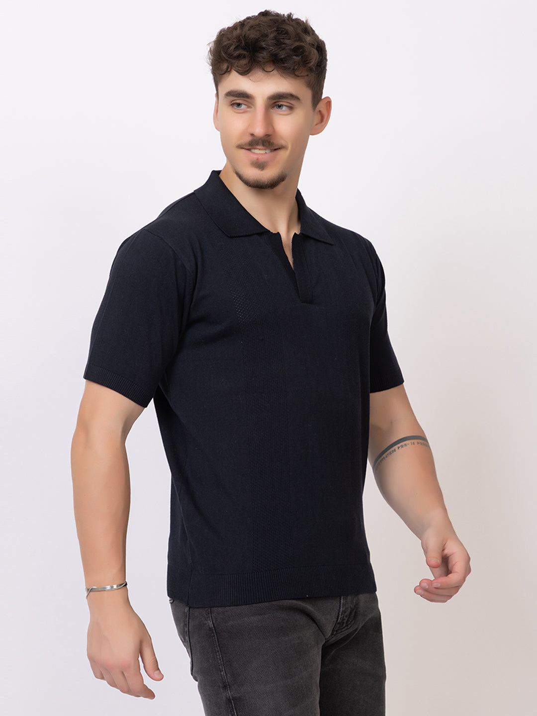 COTTON FINE KNIT RAGLAN REGULAR FIT POLO