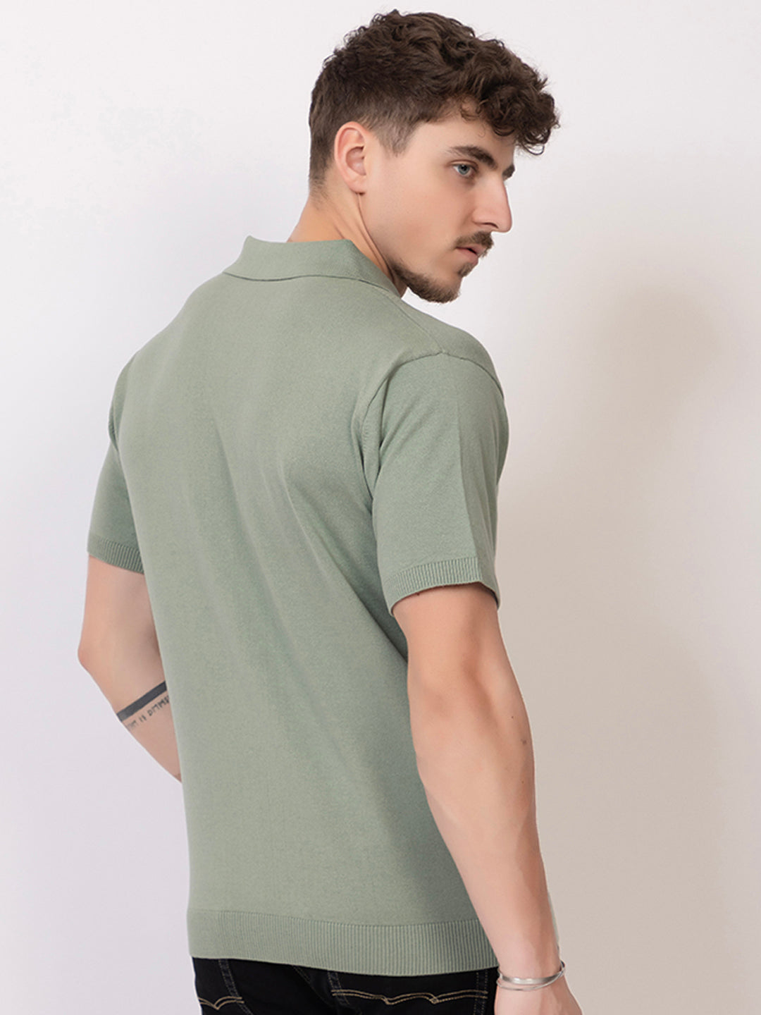 COTTON FINE KNIT RAGLAN REGULAR FIT POLO