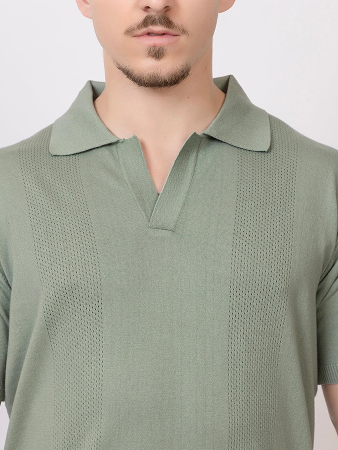 COTTON FINE KNIT RAGLAN REGULAR FIT POLO