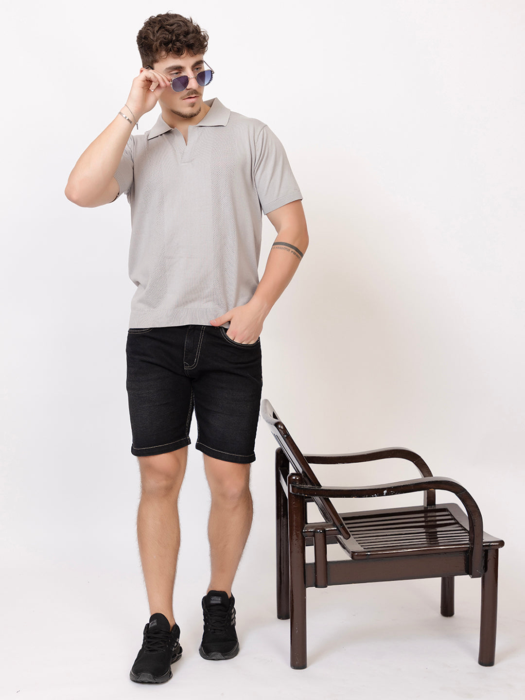 COTTON FINE KNIT RAGLAN REGULAR FIT POLO