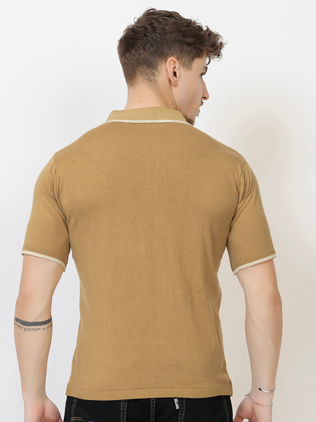 EXCLUSIVE FINEST RAGLAN SELF KNIT POLO