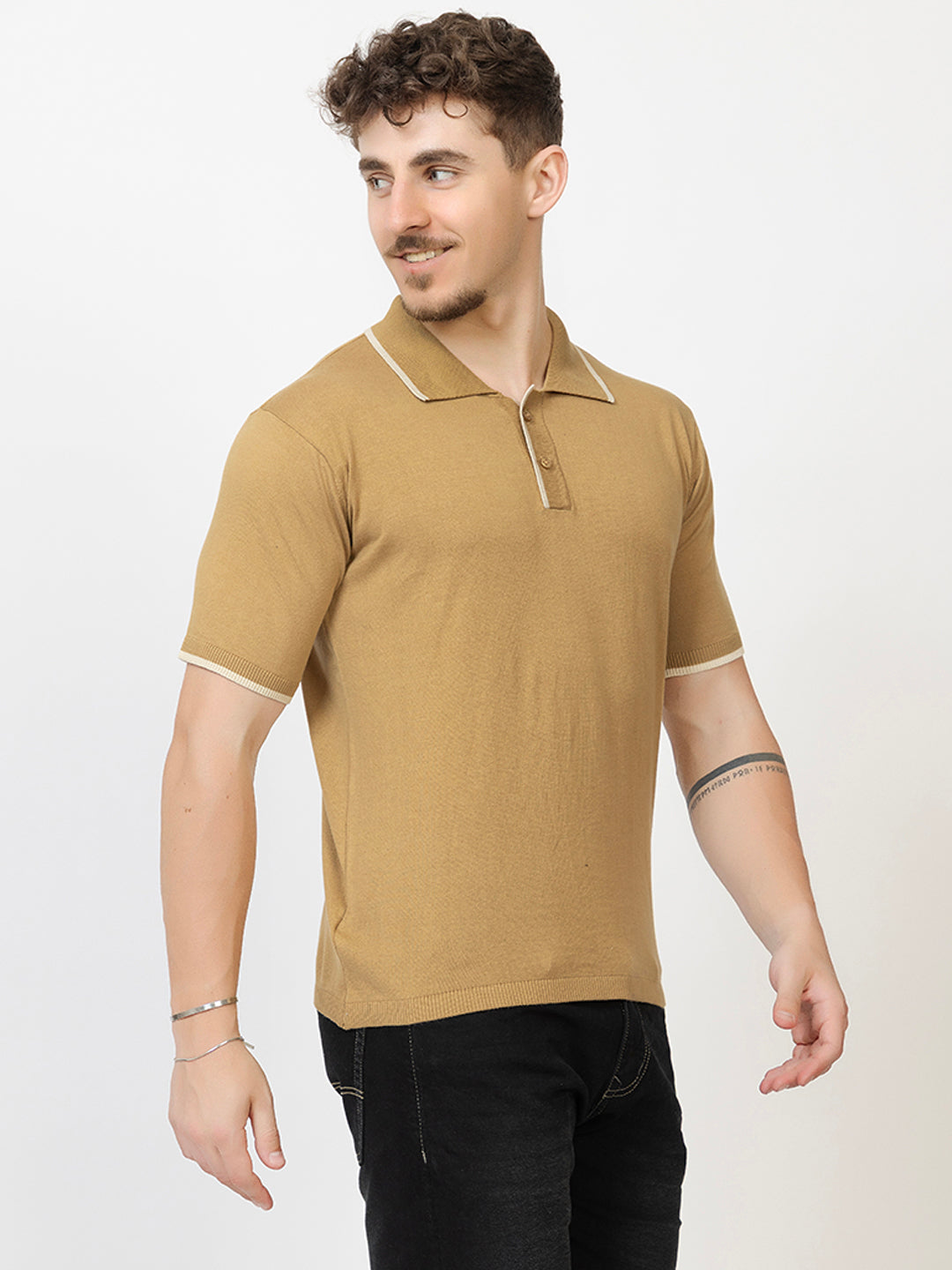 EXCLUSIVE FINEST RAGLAN SELF KNIT POLO