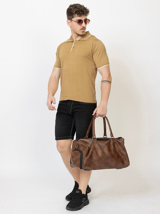 EXCLUSIVE FINEST RAGLAN SELF KNIT POLO