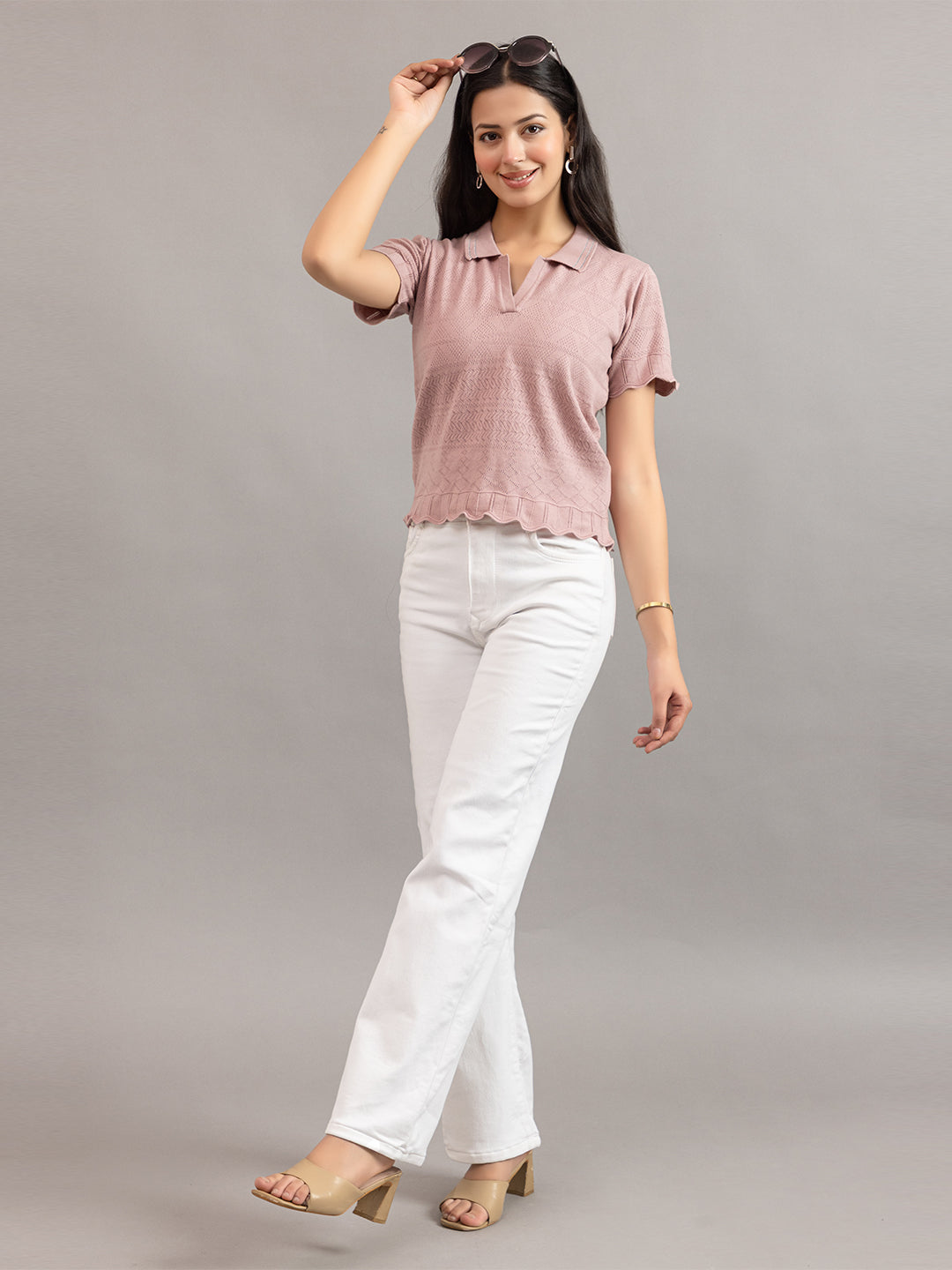 AEDENBURG BARFOREATED KNIT TOP