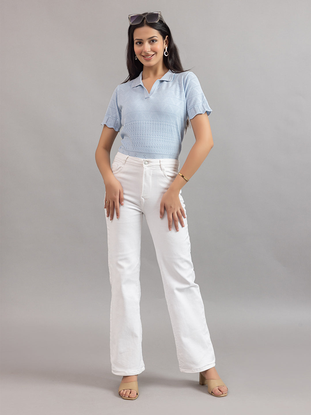 AEDENBURG BARFOREATED KNIT TOP
