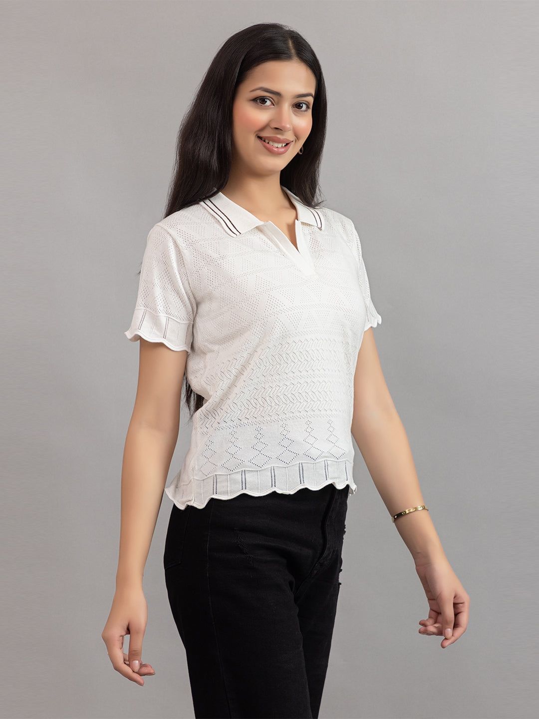 AEDENBURG BARFOREATED KNIT TOP