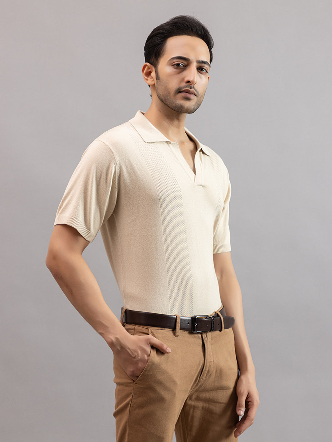 COTTON FINE KNIT RAGLAN REGULAR FIT POLO