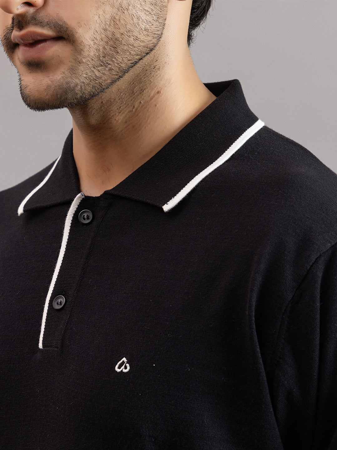 EXCLUSIVE FINEST RAGLAN SELF KNIT POLO