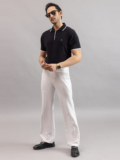 EXCLUSIVE FINEST RAGLAN SELF KNIT POLO