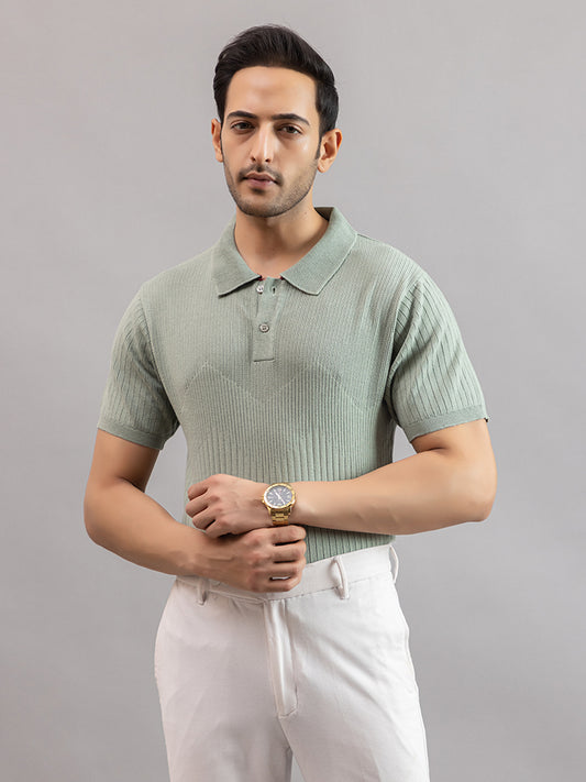 MOUNTAIN KNIT POLO T.SHIRT