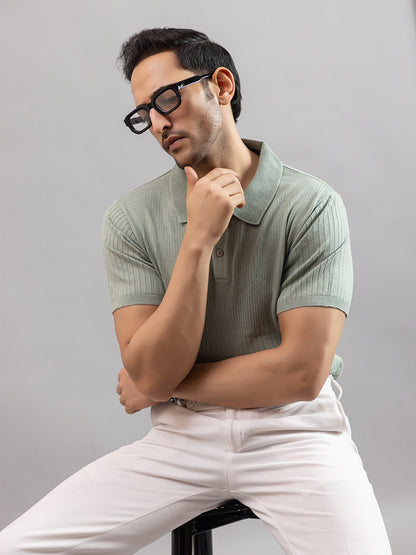 MOUNTAIN KNIT POLO T.SHIRT